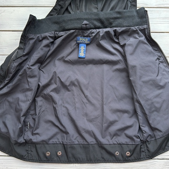 Polo Ralph Lauren Toddler Light Jacket Removable Hood Black size 2T - Picture 7 of 9